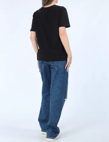 Tricou Pieces, negru