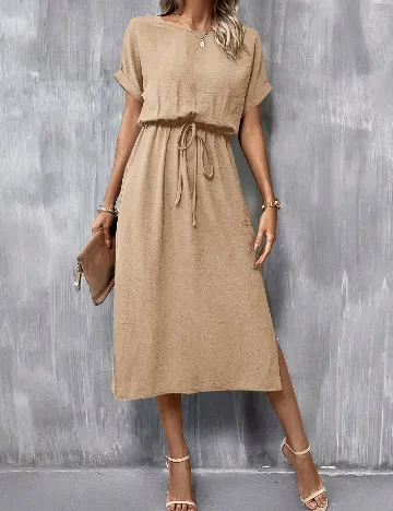 Rochie medie SHEIN, crem