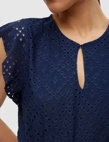 Bluza Vero Moda, bleumarin inchis