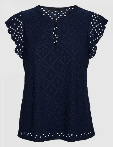 Bluza Vero Moda, bleumarin inchis