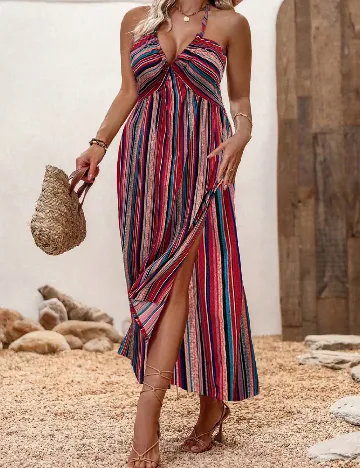 Rochie lunga SHEIN CURVE, mix culori