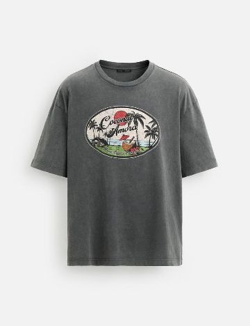 Tricou Zara, gri