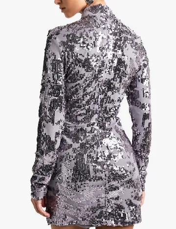 Rochie scurta Boohoo, mov