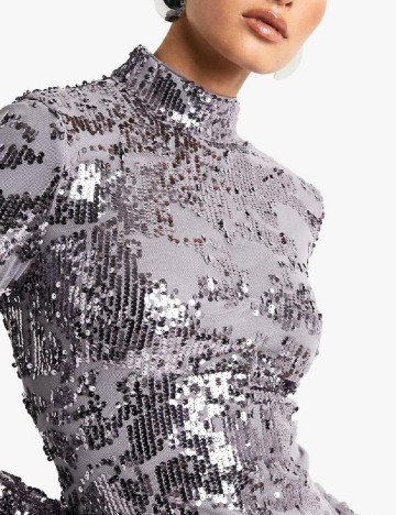 Rochie scurta Boohoo, mov