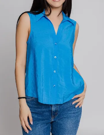 Camasa Vero Moda, albastru