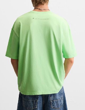 Tricou Oversize Zara, verde