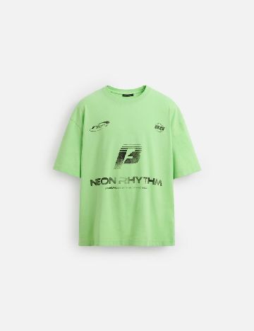 Tricou Oversize Zara, verde
