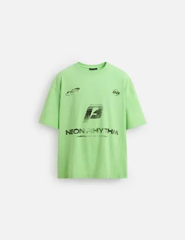 Tricou Oversize Zara, verde