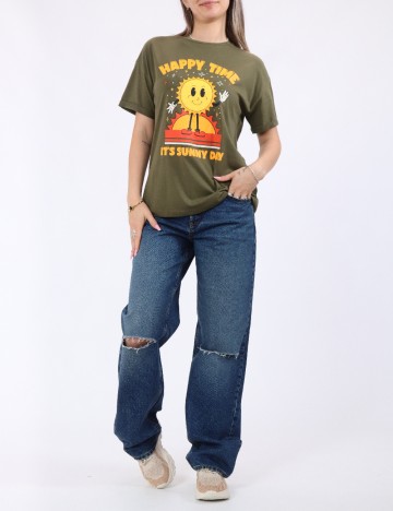Tricou Noisy May, verde