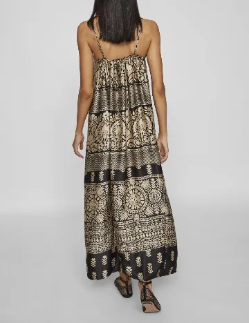 Rochie lunga Vila, bej
