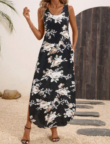 Rochie lunga SHEIN, negru