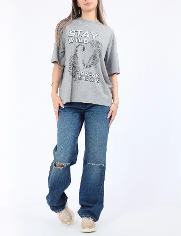 Tricou Noisy May, gri