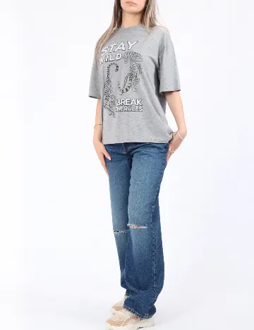 Tricou Noisy May, gri