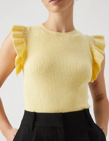 Bluza Vero Moda, galben