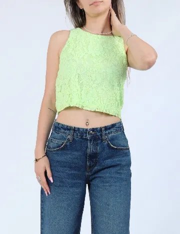 Top Vero Moda, verde