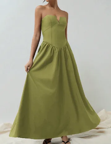 Rochie lunga SHEIN, verde