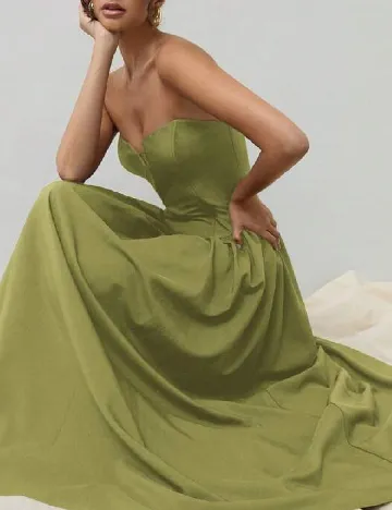 Rochie lunga SHEIN, verde