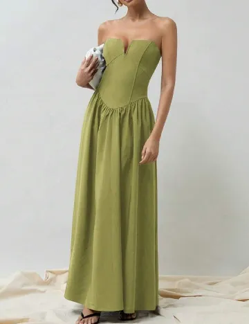 Rochie lunga SHEIN, verde