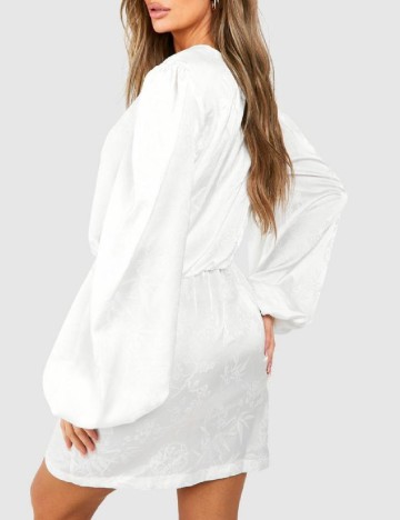 Rochie scurta Boohoo, alb