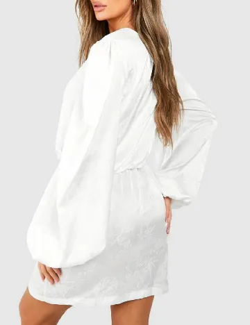 Rochie scurta Boohoo, alb