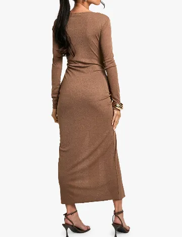 Rochie lunga Boohoo, maro