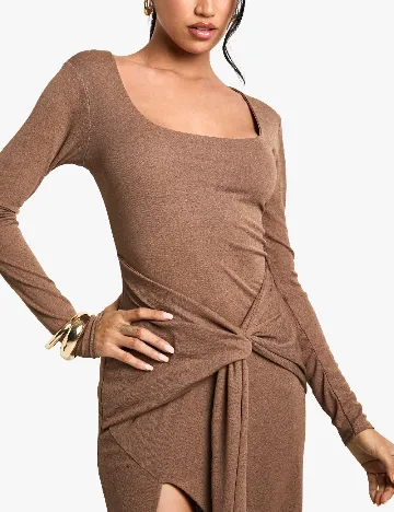 Rochie lunga Boohoo, maro