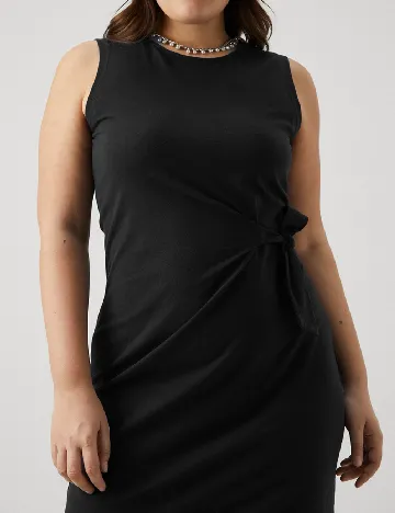 Rochie scurta Vero Moda Curve, negru