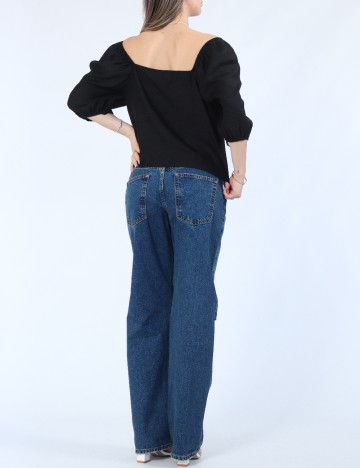 Top Vero Moda, negru