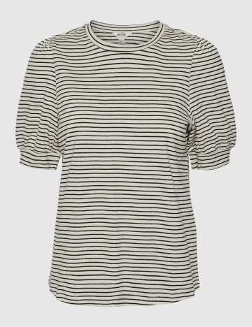 Tricou Vero Moda, crem