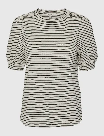 Tricou Vero Moda, crem