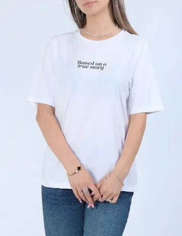Tricou Only, alb