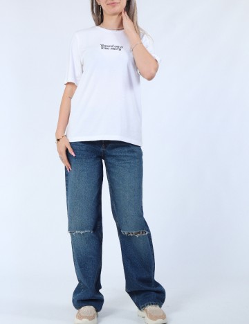 Tricou Only, alb