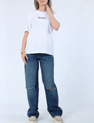 Tricou Only, alb