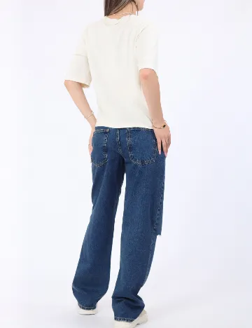 Tricou Vero Moda, crem