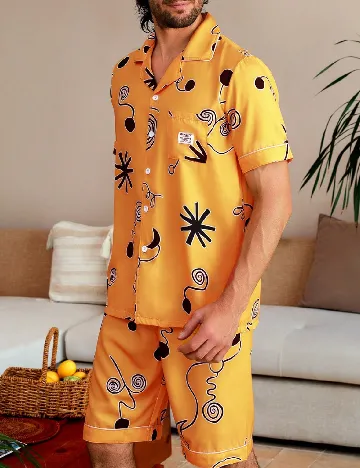 Pijama SHEIN, portocaliu