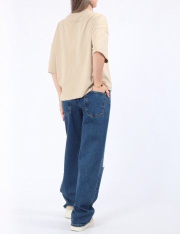 Tricou Only, bej