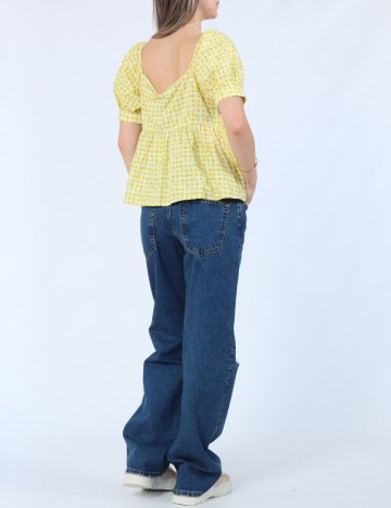 Bluza Pieces, galben
