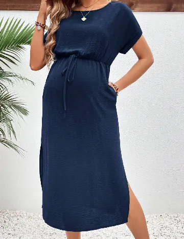 Rochie medie SHEIN Maternity, bleumarin