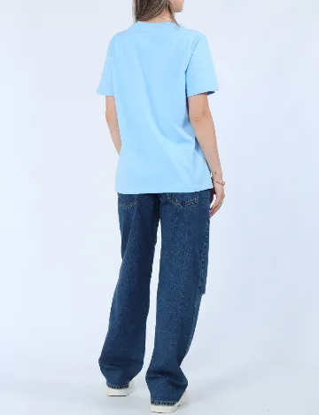 Tricou Pieces, albastru