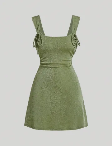Rochie scurta SHEIN, verde