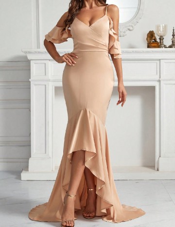 Rochie lunga SHEIN, maro
