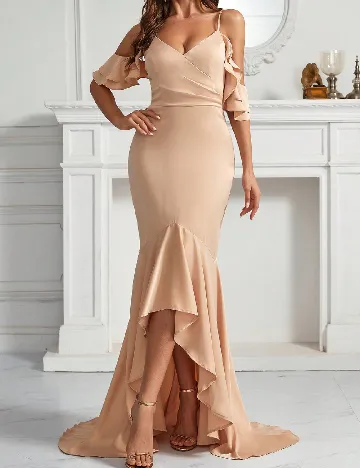 Rochie lunga SHEIN, maro