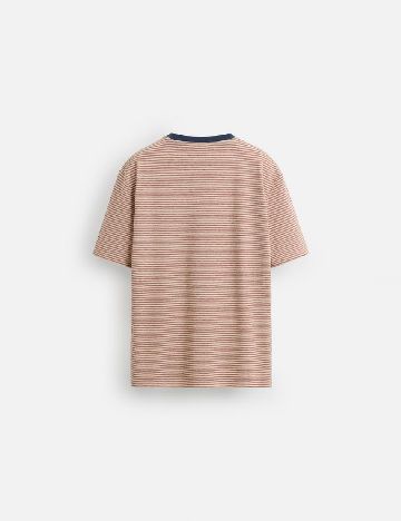 Tricou Zara, caramiziu