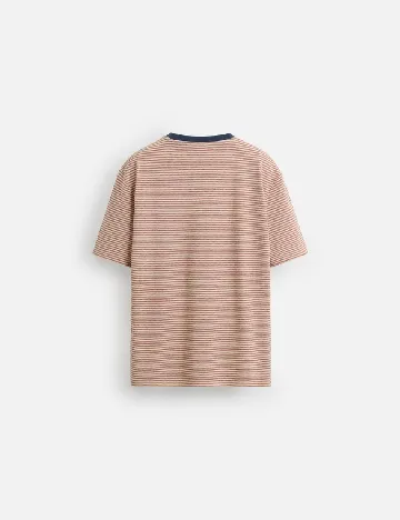 Tricou Zara, caramiziu