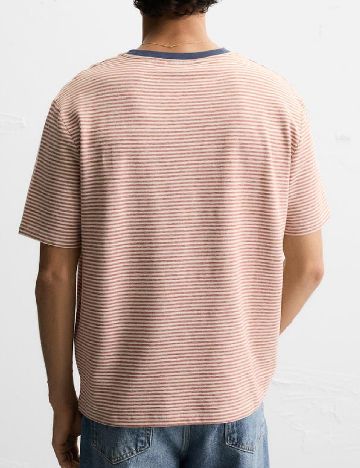 Tricou Zara, caramiziu