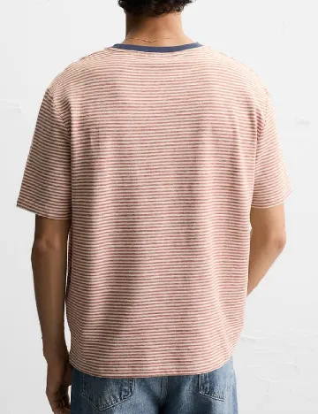 Tricou Zara, caramiziu