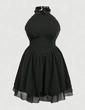 Rochie scurta SHEIN CURVE, negru