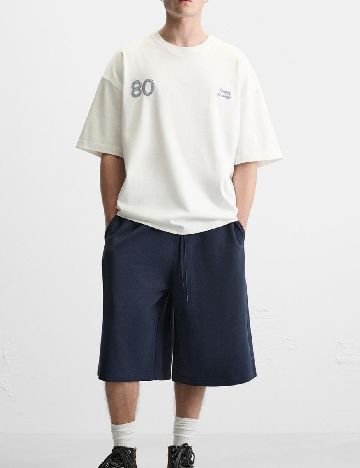 Tricou Oversize Zara, alb
