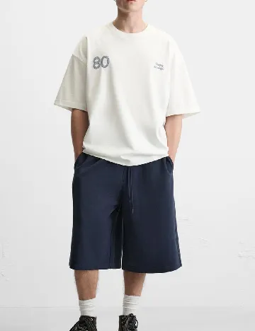 Tricou Oversize Zara, alb