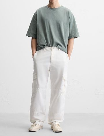 Tricou Oversize Zara, verde